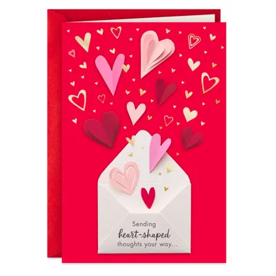 Heart-Shaped Thoughts Valentine's Day Card for only USD 2.00 | Hallmark