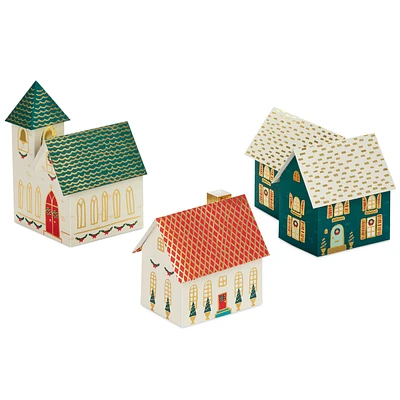 Christmas Village 3D Pop-Up Decor, Set of 3 for only USD 9.99 | Hallmark