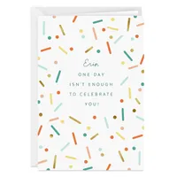 Colorful Confetti Folded Photo Card for only USD 4.99 | Hallmark