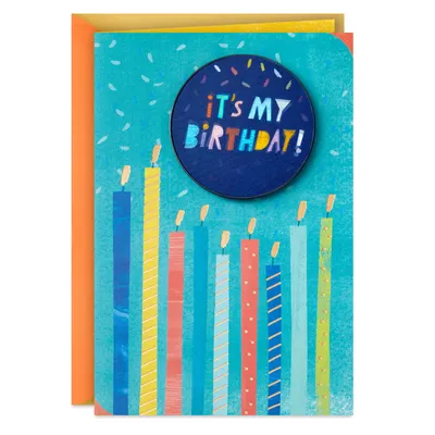 It's My Birthday Candles Birthday Card With Button for only USD 5.59 | Hallmark
