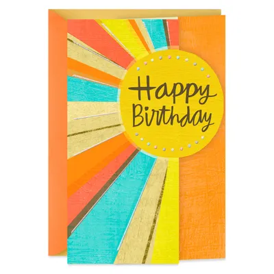 Sun Rays Birthday Card for only USD 3.59 | Hallmark