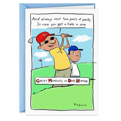 Way Above Par Golf Joke Funny Father's Day Card for Dad for only USD 3.49 | Hallmark