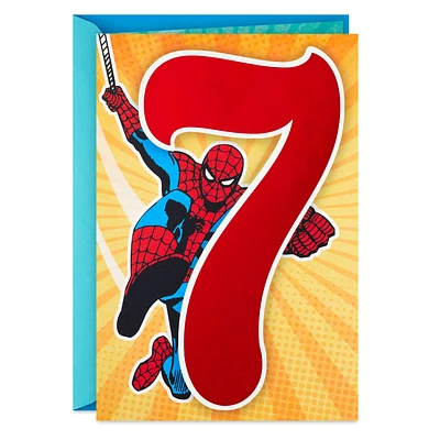 Marvel Spider-Man Pop-Up 7th Birthday Card for only USD 4.59 | Hallmark