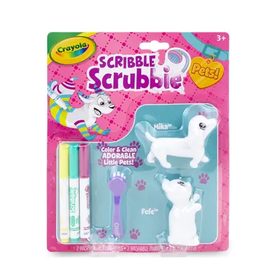 Crayola Scribble Scrubbie Pets Dog and Cat Coloring Set, 2-Count for only USD 9.99 | Hallmark