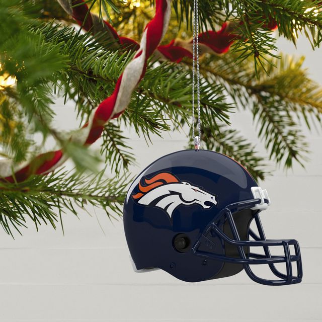 Hallmark NFL Denver Broncos Helmet Ornament With Sound