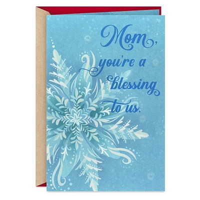 You're a Blessing Christmas Card for Mom From Us for only USD 6.59 | Hallmark