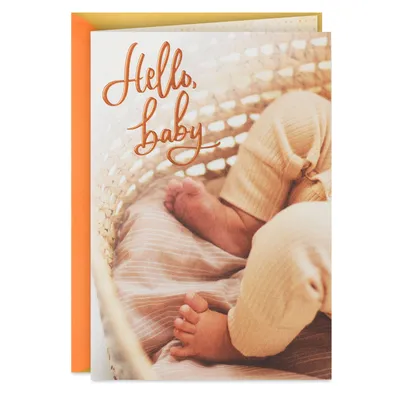 Hello, Baby Blank New Baby Card for only USD 2.99 | Hallmark