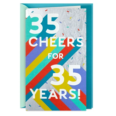 35 Cheers for 35 Years 35th Birthday Card for only USD 4.59 | Hallmark