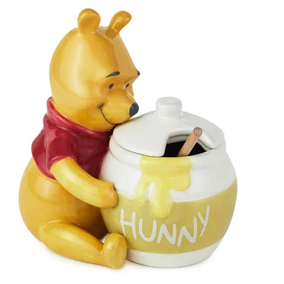 Disney Winnie the Pooh Ceramic Honey Pot With Serving Wand, Set of 2 for only USD 39.99 | Hallmark