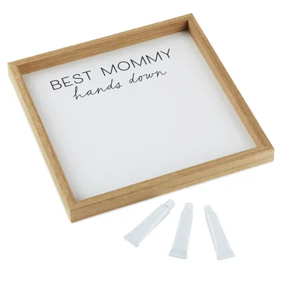 Best Mommy Hands Down Wood Sign Handprint Kit for only USD 24.99 | Hallmark