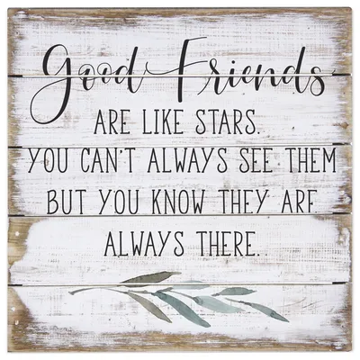 Good Friends Petite Pallet 8" Wood Quote Sign for only USD 24.99 | Hallmark