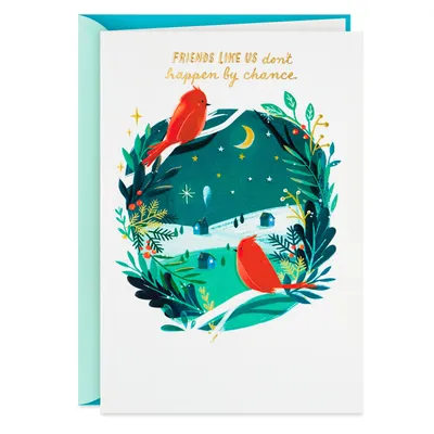 Meant to Be Part of Each Other's Lives Christmas Card for Best Friend for only USD 4.59 | Hallmark