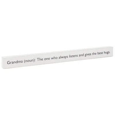 Grandma Definition Wood Quote Sign, 23.5x2 for only USD 14.99 | Hallmark