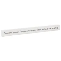 Grandma Definition Wood Quote Sign, 23.5x2 for only USD 14.99 | Hallmark