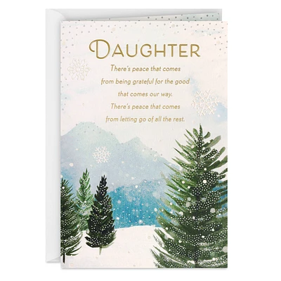 Peace and Love Christmas Card for Daughter for only USD 5.59 | Hallmark