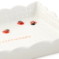 Lady Bug Scalloped Trinket Dish for only USD 19.99 | Hallmark