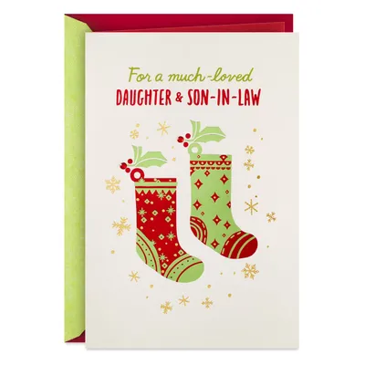 Love and Pride Christmas Card for Daughter and Son-in-Law for only USD 6.59 | Hallmark