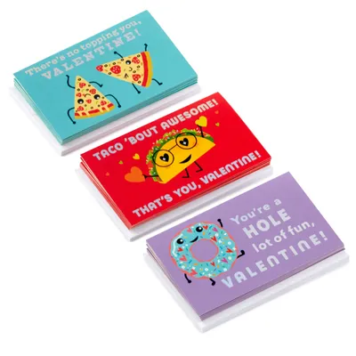 Fun Food Kids Mini Assorted Valentines, Pack of 18 for only USD 7.99 | Hallmark