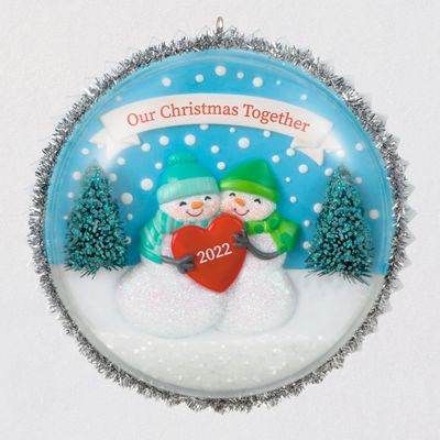 Our Christmas Together Snowmen 2022 Ornament