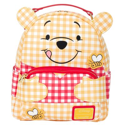 Loungefly Disney Winnie the Pooh Gingham Cosplay Mini Backpack