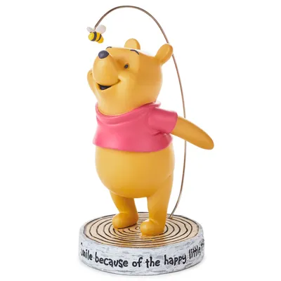Disney Winnie the Pooh Happy Little Things Figurine, 5.25" for only USD 24.99 | Hallmark