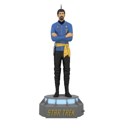 Star Trek™ Mirror, Mirror Collection First Officer Spock Ornament With Light and Sound for only USD 26.24 | Hallmark