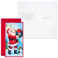 Santa and Dog Money Holder Christmas Cards, Pack of 10 for only USD 7.99 | Hallmark