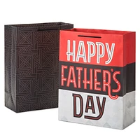 14.4" Geometric and Father's Day 2-Pack Extra-Large Gift Bags for only USD 7.99 | Hallmark