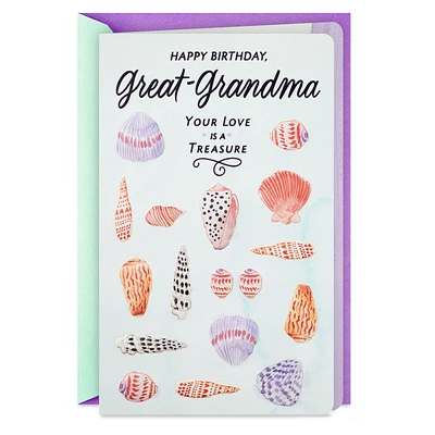Your Love Is a Treasure Birthday Card for Great-Grandma for only USD 3.59 | Hallmark