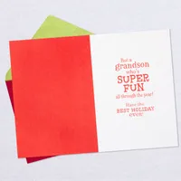 A Grandson Who's Super Fun Christmas Card for only USD 3.59 | Hallmark