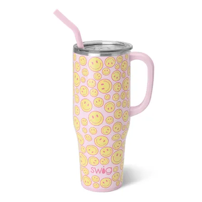 Swig Oh Happy Day Stainless Steel Mega Travel Mug, 40 oz. for only USD 49.99 | Hallmark