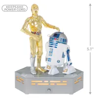 Star Wars: A New Hope™ Collection C-3PO™ and R2-D2™ Ornament With Light and Sound for only USD 29.99 | Hallmark