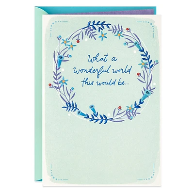 What a Wonderful World This Would Be Thank-You Card for only USD 3.99 | Hallmark