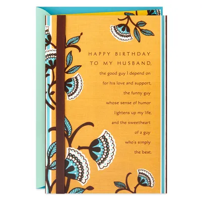 My Good Guy Birthday Card for Husband for only USD 6.59 | Hallmark