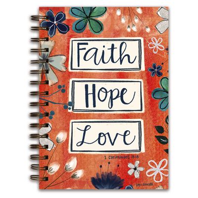 Brownlow Faith Hope Love Spiral Notebook