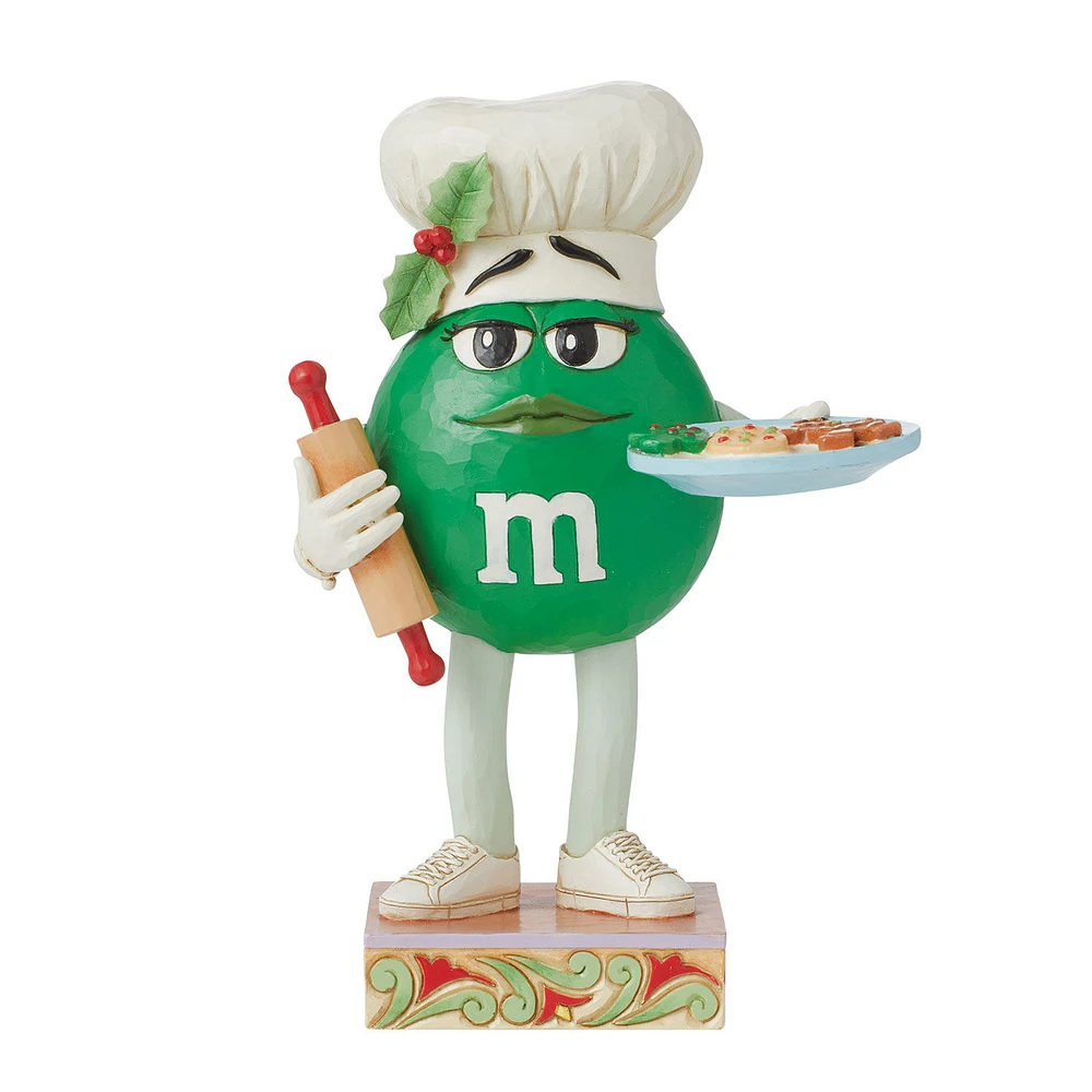 Jim Shore M&M'S Green With Cookies Figurine, 6.3" for only USD 48.00 | Hallmark