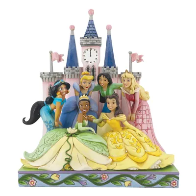 Jim Shore Disney Princesses and Castle Figurine, 10.2" for only USD 215.00 | Hallmark