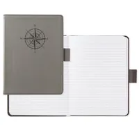 Gray Etched Compass Faux Leather Notebook for only USD 16.99 | Hallmark