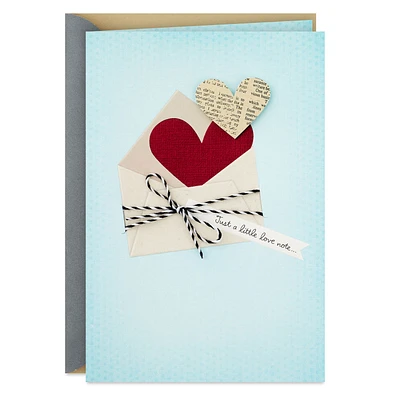 Just a Little Love Note Love Card for only USD 5.99 | Hallmark