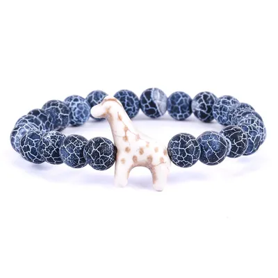 Fahlo Blue River Stone Giraffe Trek Bracelet for only USD 18.99 | Hallmark