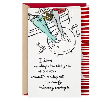 I Love Spending Time With You Romantic Valentine's Day Card for only USD 5.59 | Hallmark