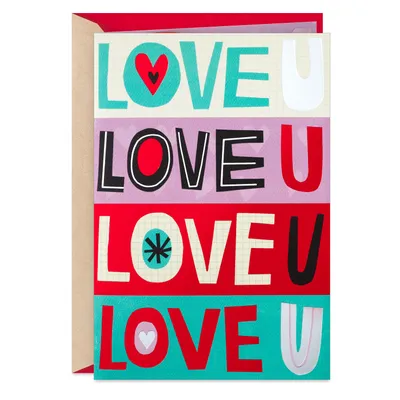 Love U Pop-Up Valentine's Day Card for only USD 6.59 | Hallmark