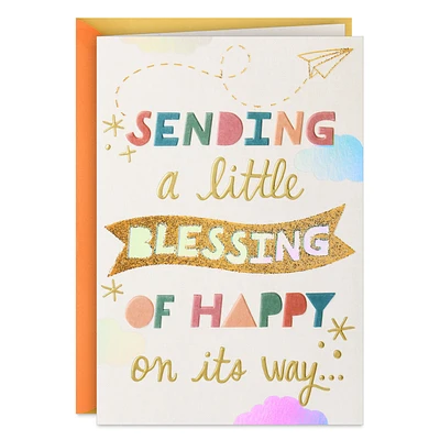 A Little Blessing of Happy Religious Thinking of You Card for only USD 3.99 | Hallmark