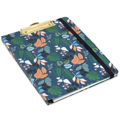 Floral Clipboard Folio and Memo Pad Set