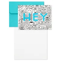 Hey Hello Doodles Boxed Blank Note Cards Multipack, Pack of 10 for only USD 9.99 | Hallmark