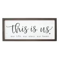 Sincere Surroundings This Is Us Farmhouse Style Wood Sign, 24x10 for only USD 49.99 | Hallmark
