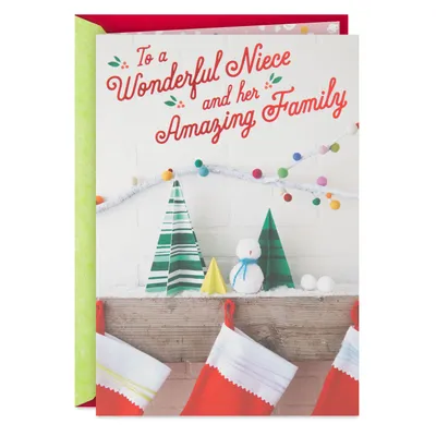 So Happy We're Family Christmas Card for Niece and Family for only USD 2.99 | Hallmark