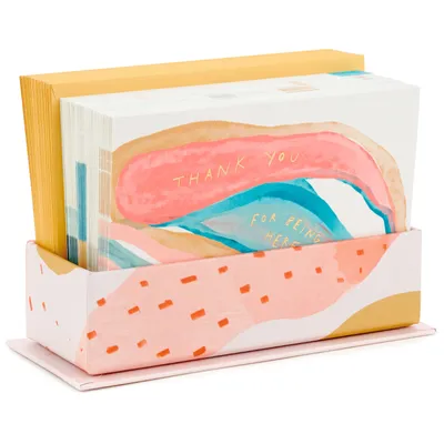 Morgan Harper Nichols Assorted Blank Note Cards in Caddy, Pack of 40 for only USD 14.99 | Hallmark