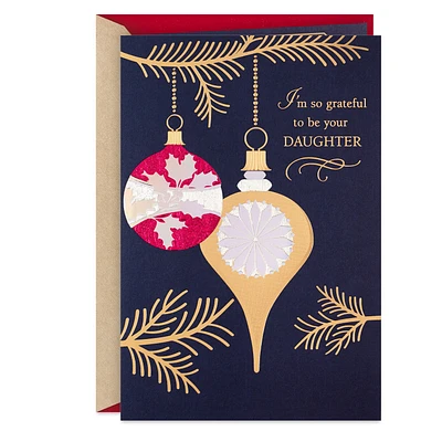 Grateful to Be Your Daughter Christmas Card for Parents for only USD 5.59 | Hallmark