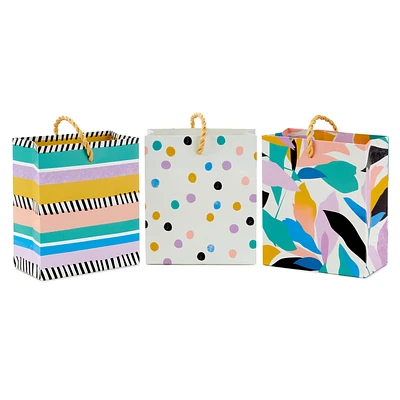 4.6" Whimsical Patterns 3-Pack Gift Card Holder Mini Bags for only USD 4.99 | Hallmark